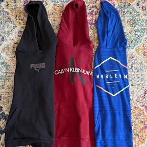 Calvin Klein Burgundy Hoodie